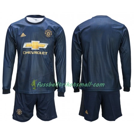 Fußballtrikots Manchester United Kinder 2018-2019 Langarm Ausweichtrikot kaufen